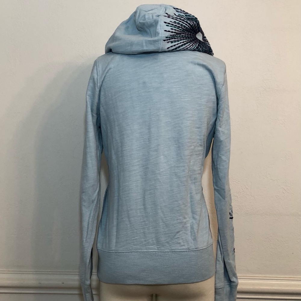 Lucky Brand Hoodie NWT Jacket Embroidered-Detail Zipper-Front L-Sleeve Size Med - Picture 6 of 10